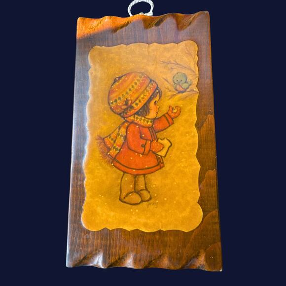 Vintage Cozy Winter Cottage Art - Picture 9 of 10